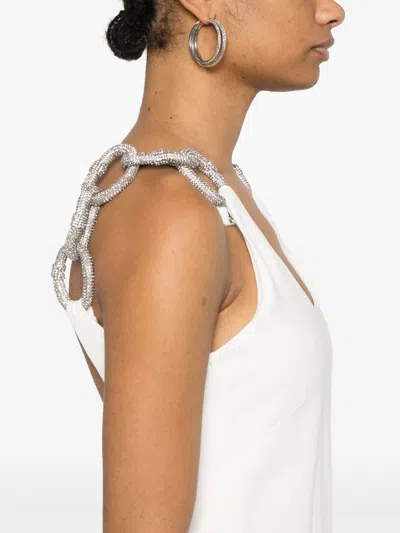 Stella Mccartney Chain-strap Gown In White