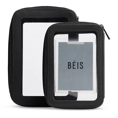 Beis The In Flight Cosmetic Case In Black