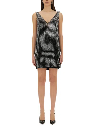 Max Mara Rita Sequined Mini Dress In Black
