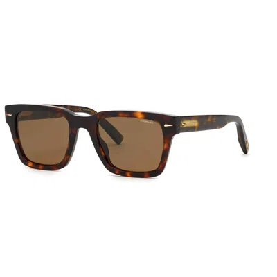 Chopard Brown Square Men's Sunglasses Sch337 722p 52