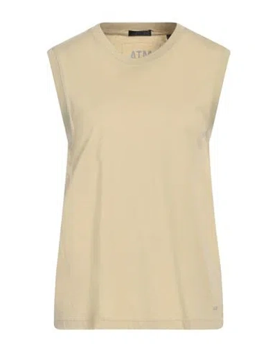 Atm Anthony Thomas Melillo Woman T-shirt Lime Green Size M Cotton In Green