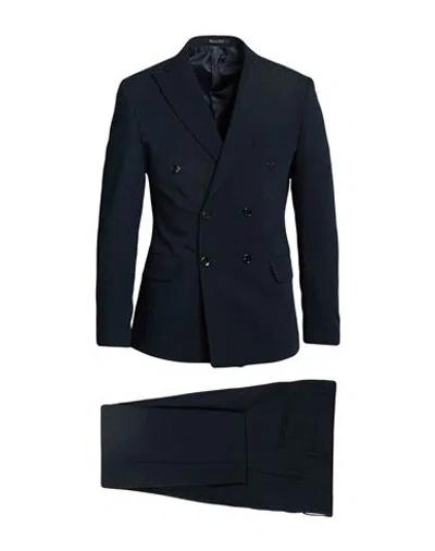 Tela-n° By Takeshy Kurosawa Man Suit Midnight Blue Size 42 Polyester, Viscose, Elastane In Blue