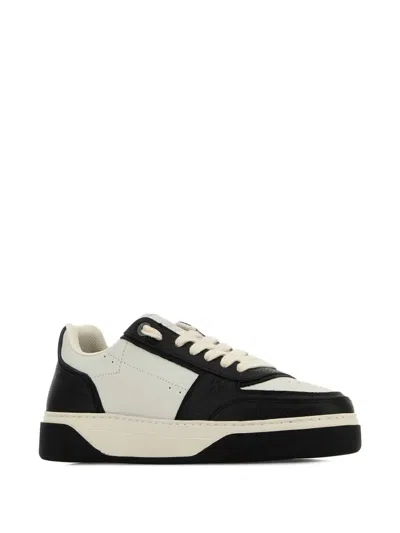 INITIAL TWO-TONE SNEAKERS