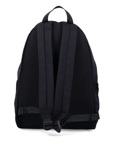 Stone Island Top Handle Backpack In Black