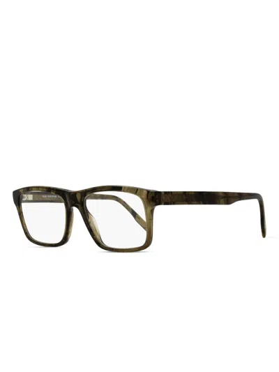 Maui Jim Rectangle-frame Glasses In Brown