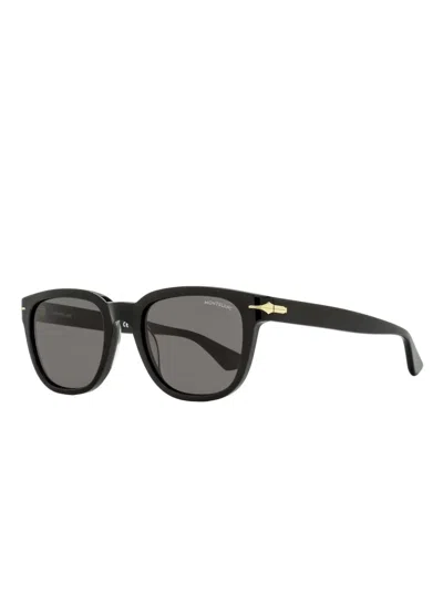 Montblanc Square.frame Sunglasses In Black