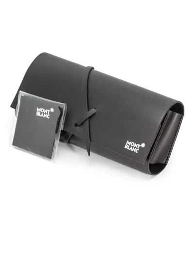 Montblanc Square.frame Sunglasses In Black