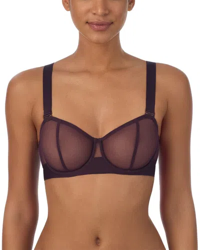 Dkny Sheers Strapless Mesh Bra Dk4939 In Purple