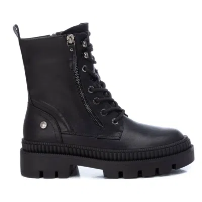 Xti Women's Military Combat Booties In Black In Black