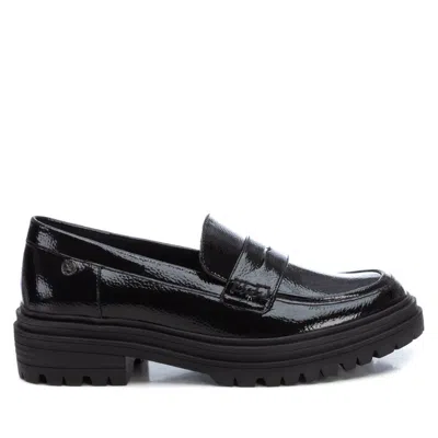 Xti Patent Leather Chunky Loafer In Black
