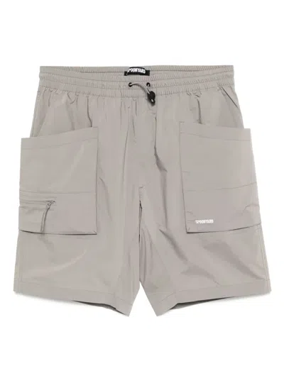 Spoonyard Solotex 3d Shorts Mit Aufgesetzten Taschen In Grau