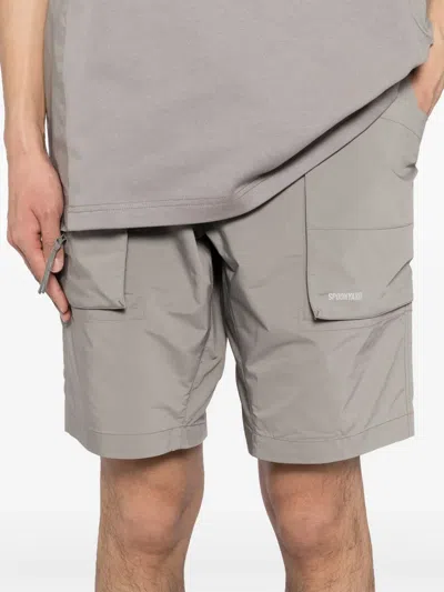 Spoonyard Solotex 3d Shorts Mit Aufgesetzten Taschen In Grau