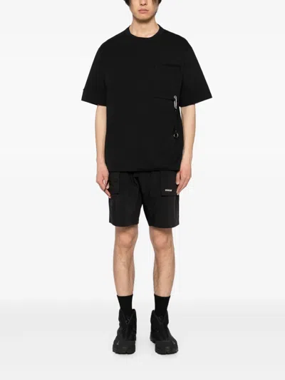 Spoonyard Solotex 3d Shorts Mit Aufgesetzten Taschen In Schwarz