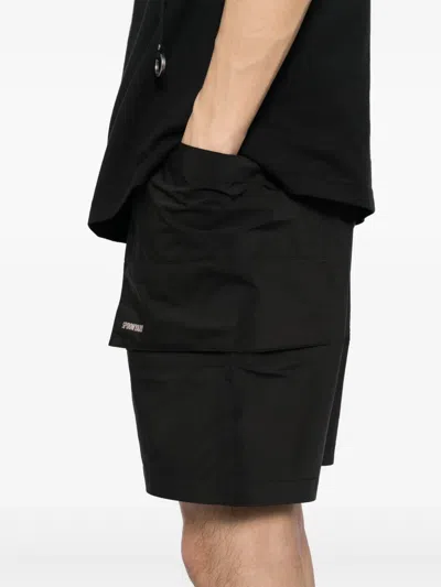 Spoonyard Solotex 3d Shorts Mit Aufgesetzten Taschen In Schwarz