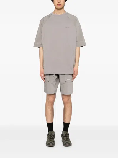 Spoonyard Panelled T-shirt In Grau