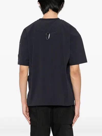 Spoonyard Packbares T-shirt Mit Reissverschlusstaschen In Blau