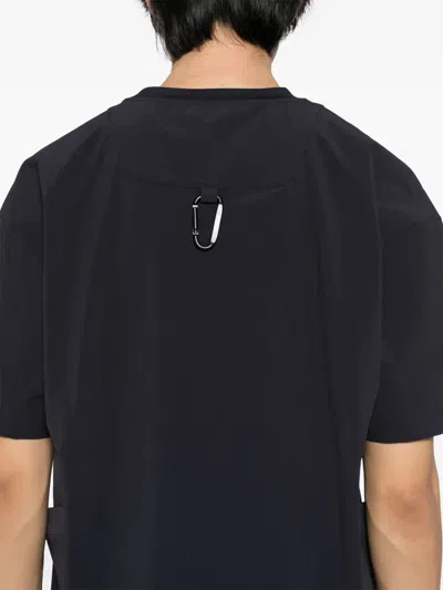 Spoonyard Packbares T-shirt Mit Reissverschlusstaschen In Blau