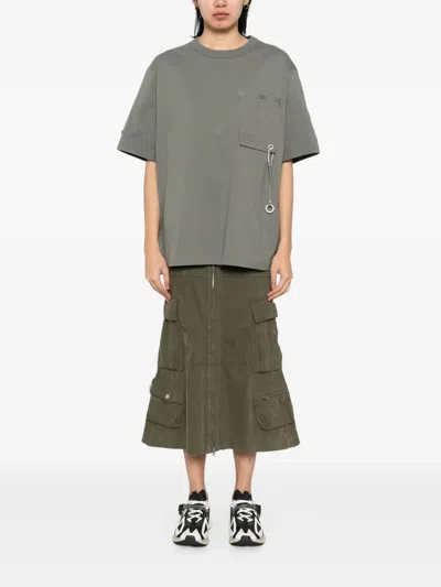 Spoonyard T-shirt Mit Tasche In Grün