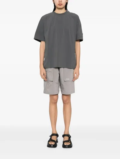 Spoonyard Packable Side Zip Pockets T-shirt In Grey