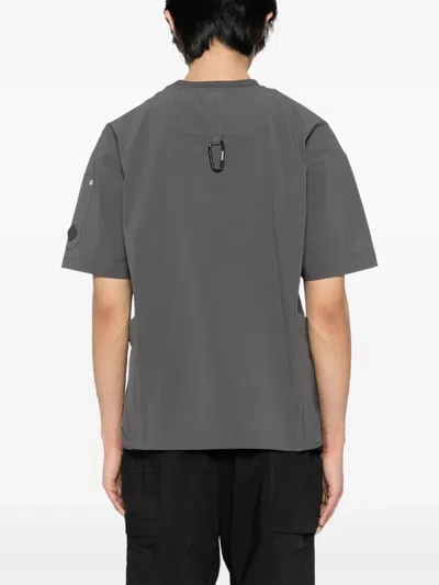 Spoonyard Packable Side Zip Pockets T-shirt In Grey
