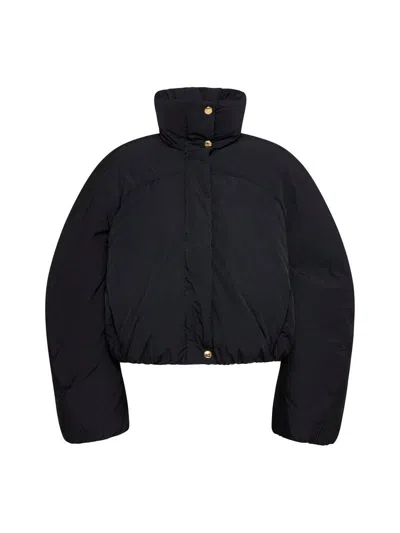 Jacquemus La Doudoune Courte Caraco Down Jacket In Black