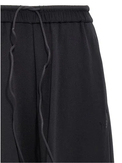Y-3 3-stripes Skirt With Drawstring And Elastic Waistband In Black