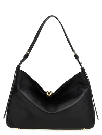 Furla Sfera Soft L Shoulder Bag In Black