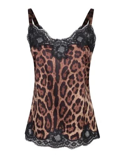 Shop Dolce & Gabbana Tops In Multicolor