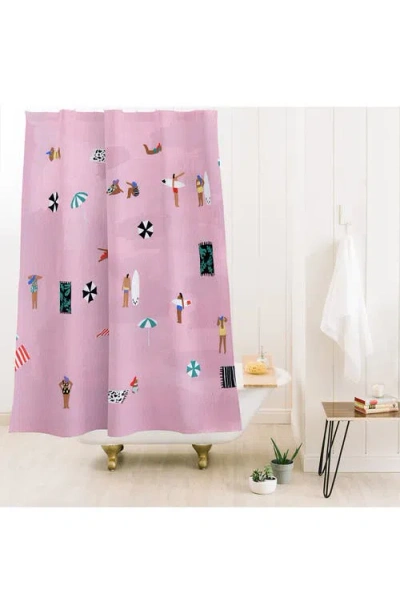 Deny Designs Lay Down Shower Curtain In Multi