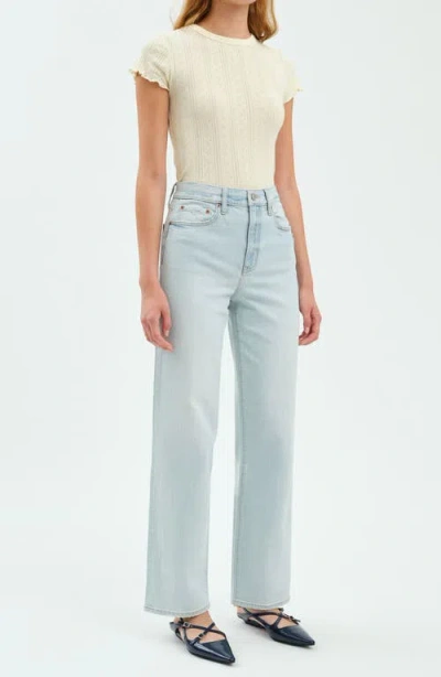 Daze Sun High Waist Straight Leg Jeans In Lost Love