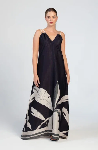 Diarrablu Jwana Dress In Sierra Noir