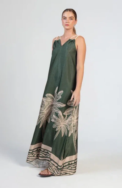 Diarrablu Jwana Dress In Coria Olive