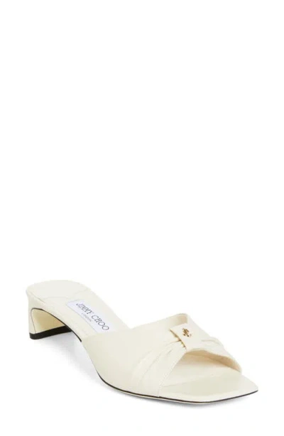 Jimmy Choo Annika Slide Sandal In Latte