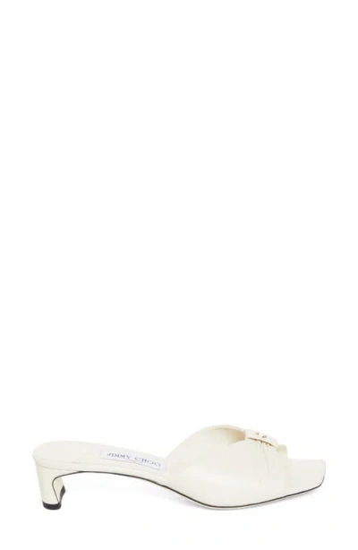 Jimmy Choo Annika Slide Sandal In Latte
