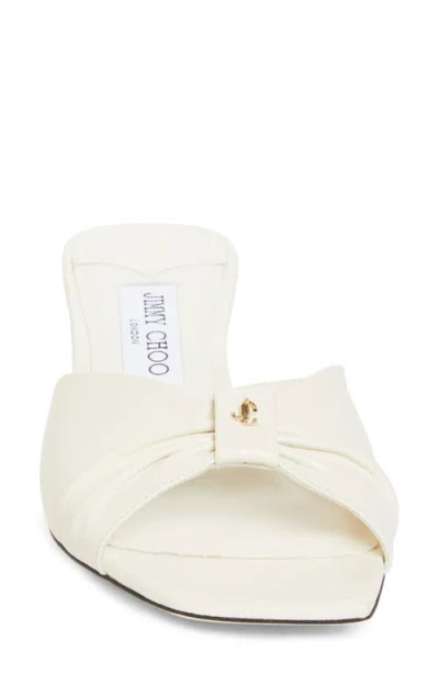 Jimmy Choo Annika Slide Sandal In Latte