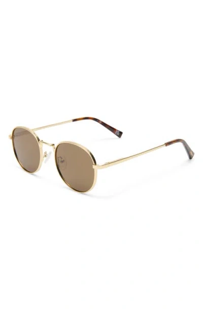 Le Specs Lost Legacy In Gold Brown Mono Polarized
