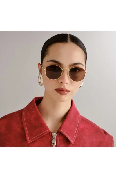 Le Specs Lost Legacy In Gold Brown Mono Polarized