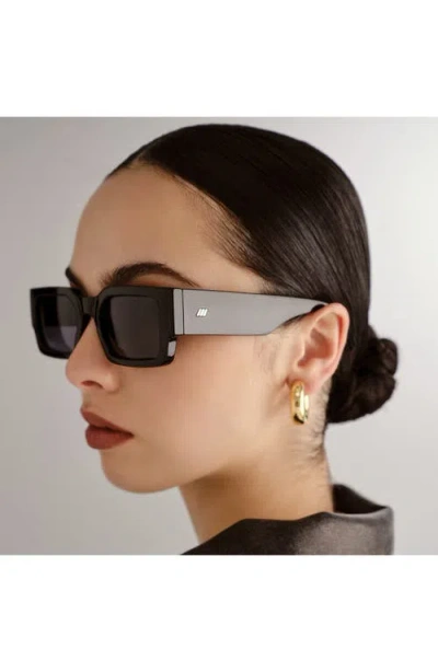 Le Specs Contemplation In Black Polarized