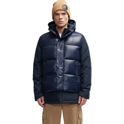 Pajar Kiet 3 In 1 Padded Jacket With Inner Removable Lightweight Vest In Navy