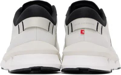 On Lace-up Low-cut Sneakers In Ice | Black