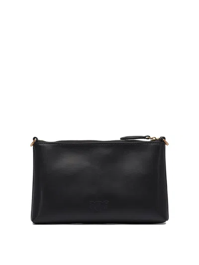 Pinko Flat Horizontal Mini Clutch In Black