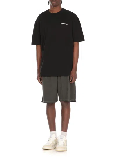 Ih Nom Uh Nit This Is Authentic Mask On The Back T Shirt T-shirts Black In Black