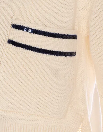 Liu •jo Liu Jo Sequins Cardigan In Beige