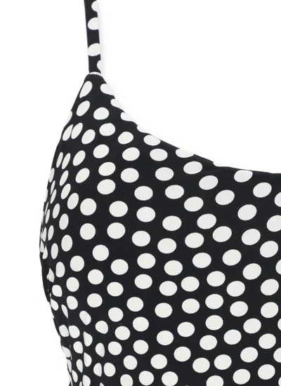 Fisico Cristina Ferrari Polka-dot Swimsuit In Black