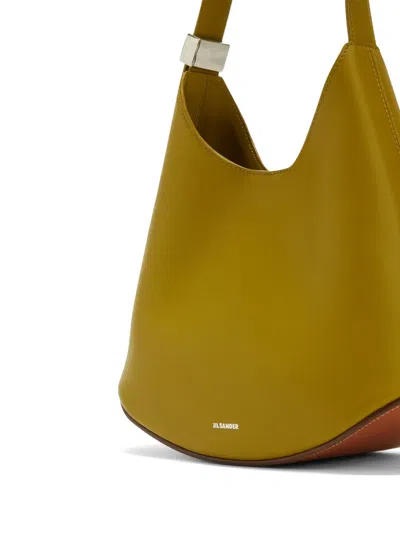 Jil Sander Small Eldorado Shoulder Bag In グリーン