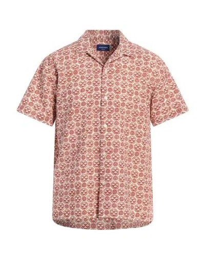 Jack & Jones Man Sweatshirt Brick Size Xxl Polyester, Cotton In Red