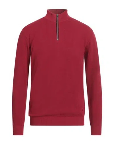Tombolini Man Turtleneck Brick Size 42 Cotton In Red