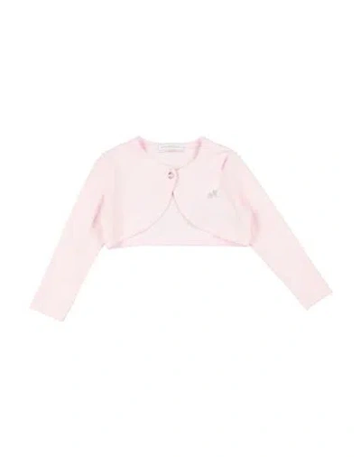 Monnalisa Toddler Girl Wrap Cardigans Light Pink Size 3 Viscose, Elastane In Pink