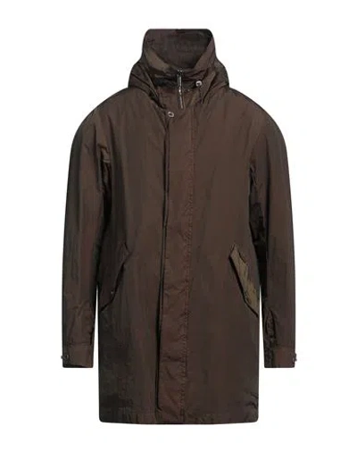 Moorer Man Overcoat & Trench Coat Dark Green Size 44 Polyamide In Green