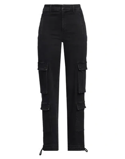 Dondup Woman Jeans Black Size 28 Organic Cotton, Modal, Elastomultiester, Elastane In Black